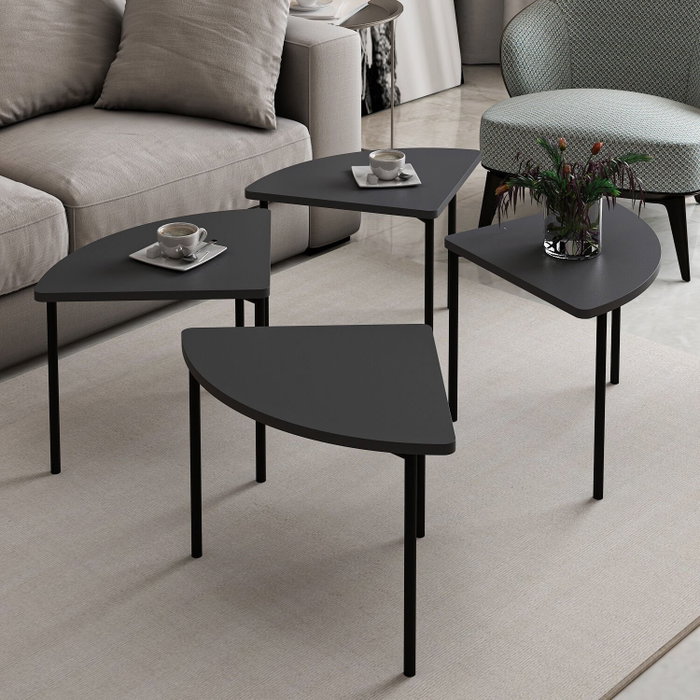 Hanah Home Emma - 8919 Mesa de centro Antracita Hanah Home Emma - 8919 Mesa de centro Antracita